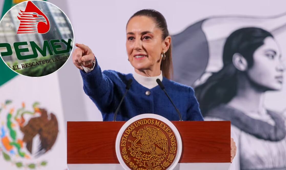Claudia Sheinbaum, presidenta de México, durante su mañanera en Palacio Nacional, el 15 de enero del 2025. Foto: Axel Sanchéz / EL UNIVERSAL