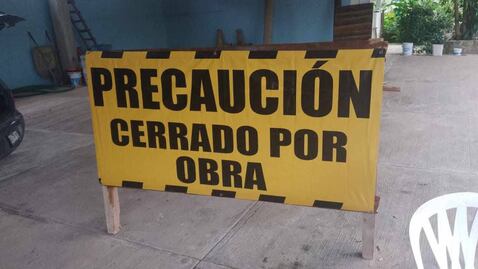 Cierran vía en Huejutla por construcción de puente
