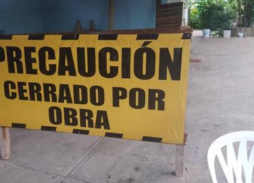 Cierran vía en Huejutla por construcción de puente