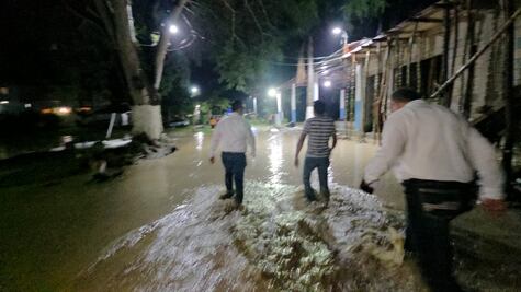 Tormenta provoca anegaciones en seis comunidades de Huejutla