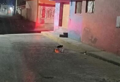 Localizan restos humanos dentro de una cubeta en Tula