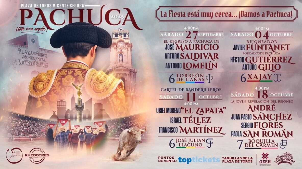 ¡Un evento que mantiene viva la fiesta brava en Hidalgo! Cortesía: OEEH