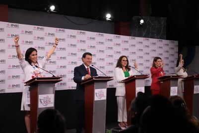 Casa encuestadora Electoralia, da como ganadora a Simey Olvera en el debate