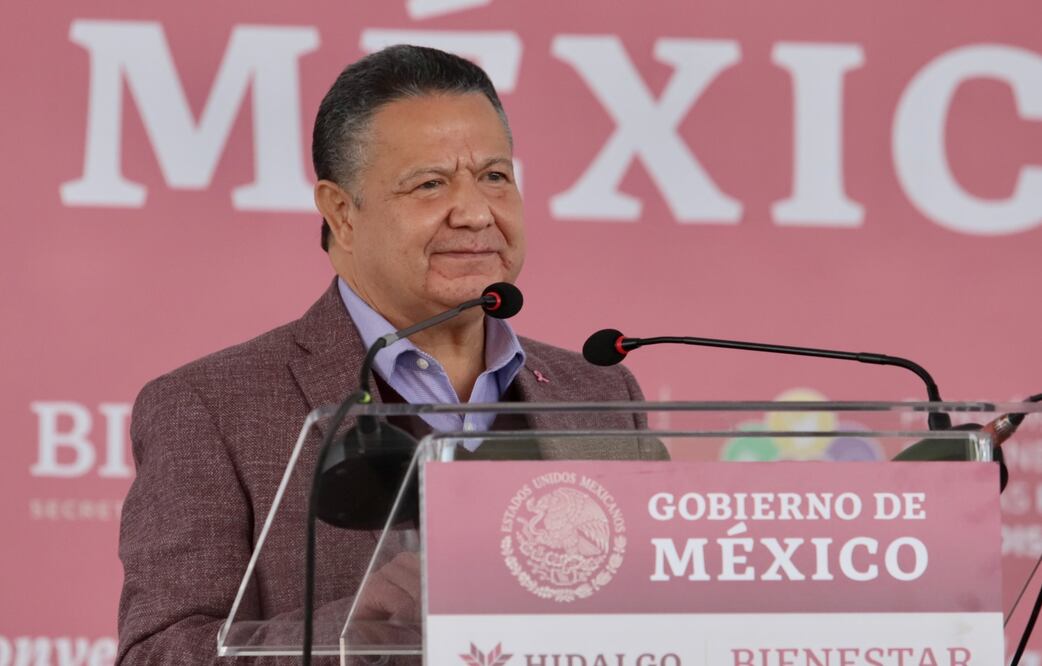 Julio Menchaca, gobernador de Hidalgo  Foto: Luis Soriano
