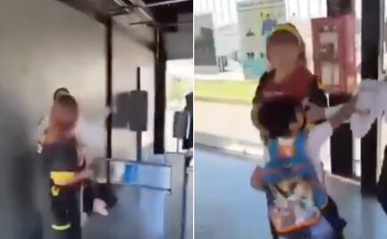 Mujer agrede a vigilante del Tuzobús tras evadir pago en estación Juan C. Doria