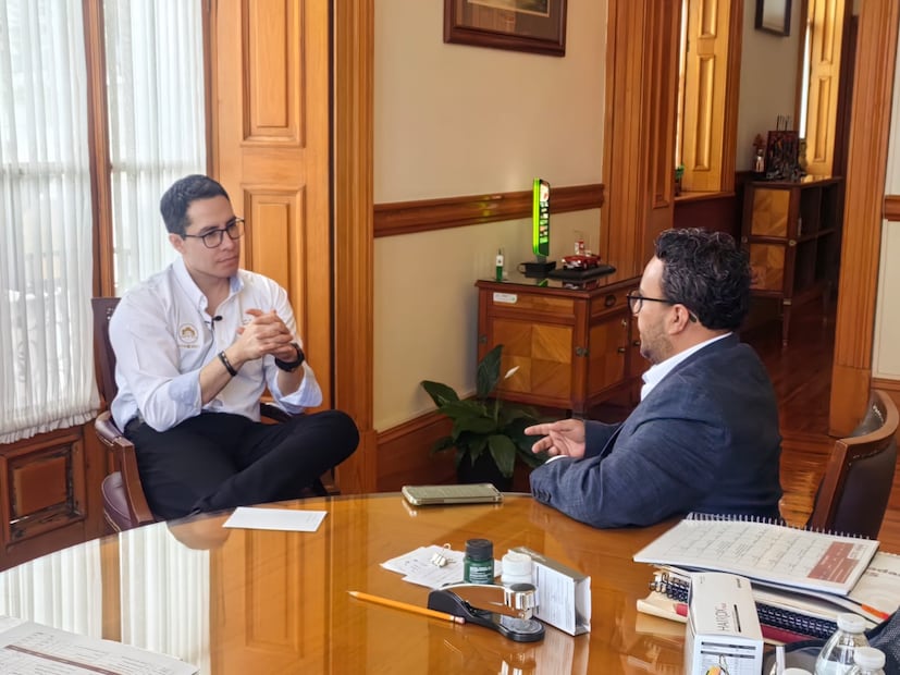Jorge Reyes, presidente municipal de Pachuca, platicó con El Universal Hidalgo I Foto: Josué Ortiz Vázquez