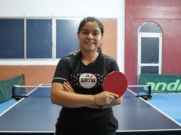 Ximena, la joven promesa del tenis de mesa