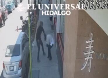 Video: Captan asalto a plena luz del día en Tulancingo