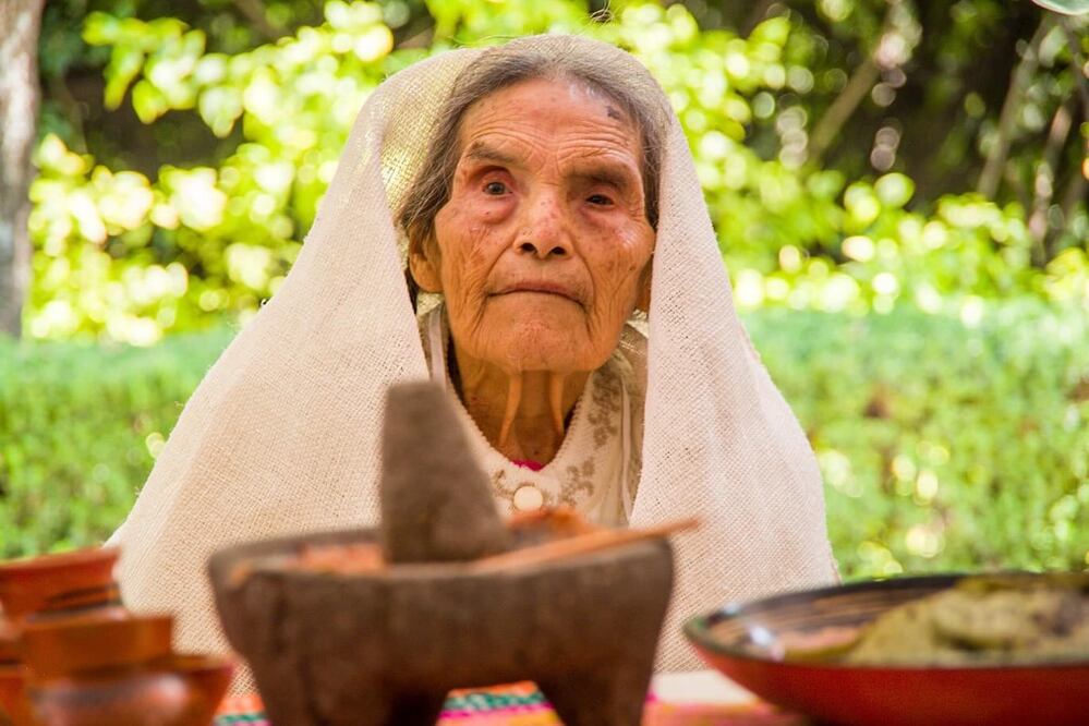 Aurora Ramírez Bacilio, cocinera tradicional de Tasquillo, Foto: Ayuntamiento de Tasquillo
