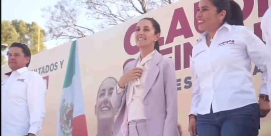 Más de 15 mil personas reciben a Claudia Sheinbaum en Tula