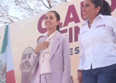 Más de 15 mil personas reciben a Claudia Sheinbaum en Tula