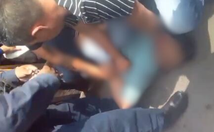 Tratan de linchar a presunto acosador de menores en Mercado de Tizayuca