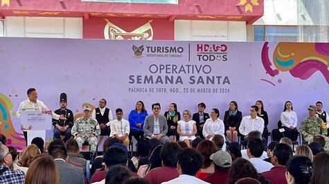 Dan banderazo a operativo de semana santa en Hidalgo