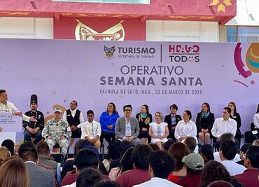 Dan banderazo a operativo de semana santa en Hidalgo