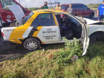 Cuatro lesionados tras accidente en la carretera Tula–Tlahuelilpan