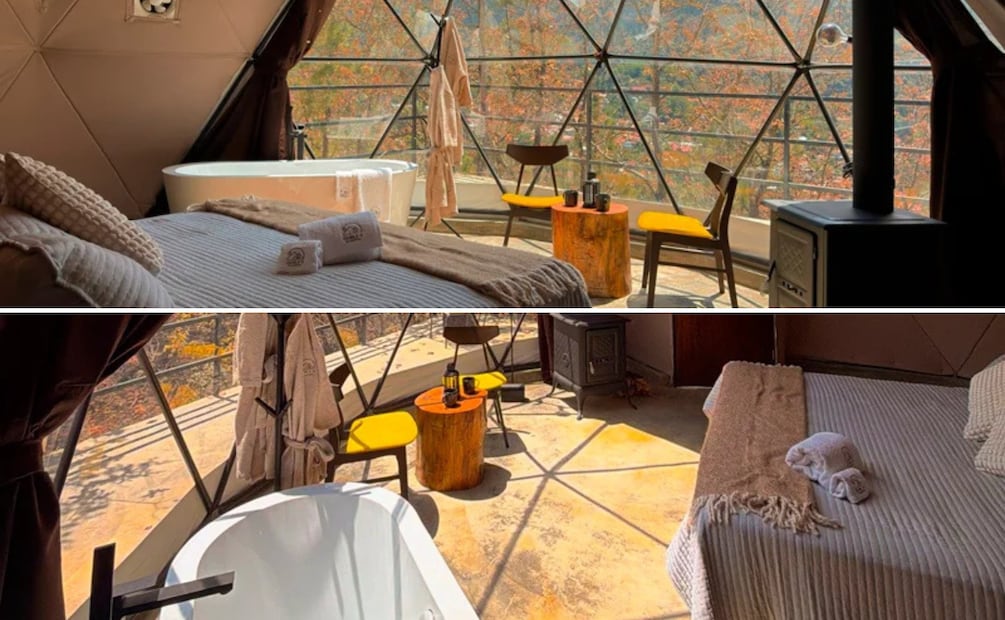 Dormir frente al bosque | Fotos: doble9glamping.com