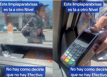 Limpiaparabrisas cobra con tarjeta y abre debate en TikTok