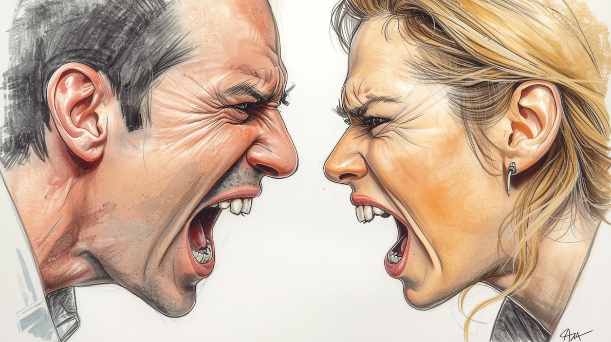 Violencia familiar I Foto: Canva IA