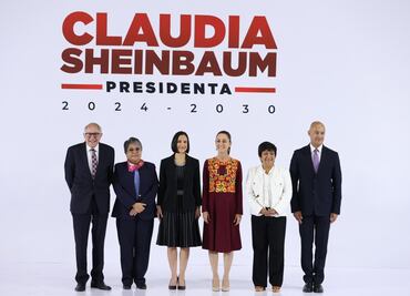 Sheinbaum presenta a 6 integrantes más de su gabinete