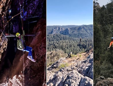 ¡Las tirolesas más extremas de Hidalgo! Adrenalina entre cuevas, cañones y montañas