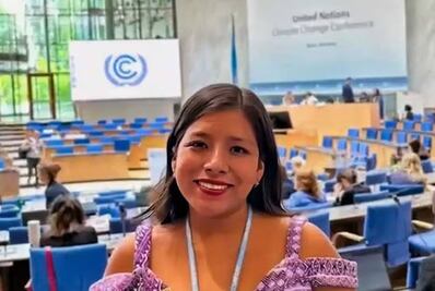 Joven zapoteca es elegida para conferencia de la ONU sobre cambio climático; “Ser mujer y ser mujer indígena es resistir doblemente”