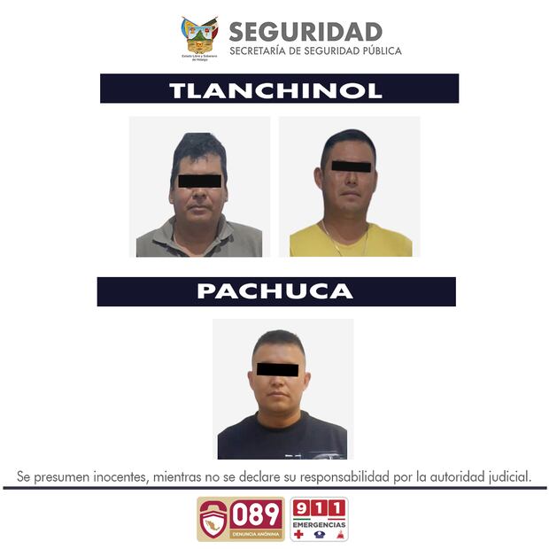 Seguridad Pública frustra intentos de portación ilegal de armas en Hidalgo | Fotos: SSPH