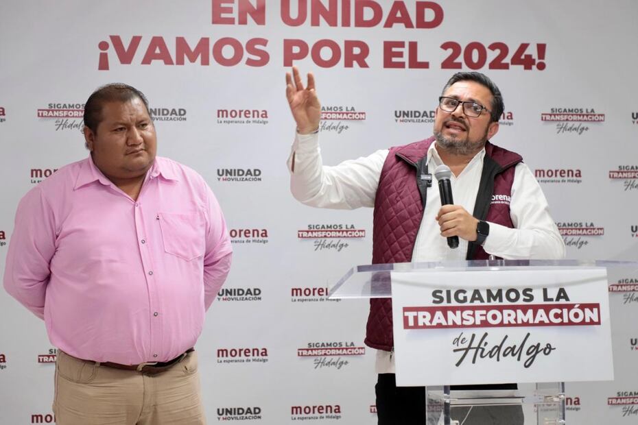 Acuerdan reparto entre coalición de Morena y Nueva Alianza en Hidalgo | Foto: Luis Soriano