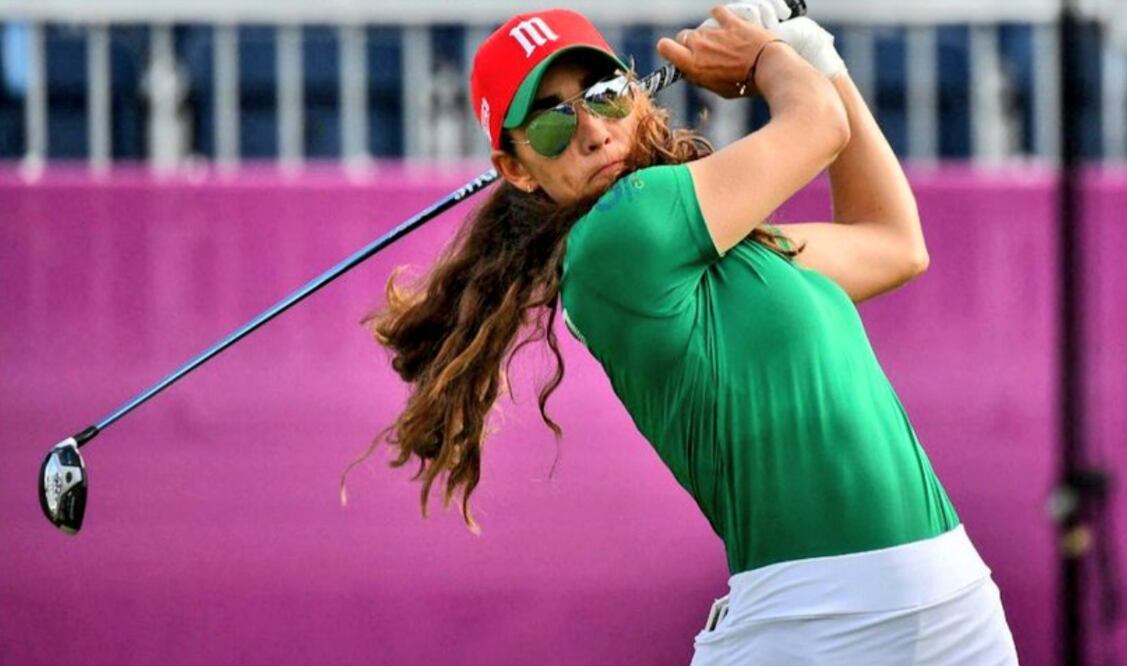 María Fassi, golfista  hidalguense que representa a México e Hidalgo en Paris 2024 I  Foto: @MParis2024