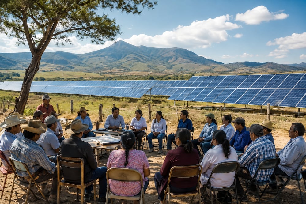 Comunidades de Hidalgo alzan la voz por la defensa de sus territorios | Imagen generada con IA