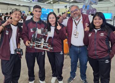 Estudiantes del CONALEP Tulancingo representarán a México en torneo mundial de robótica en Texas