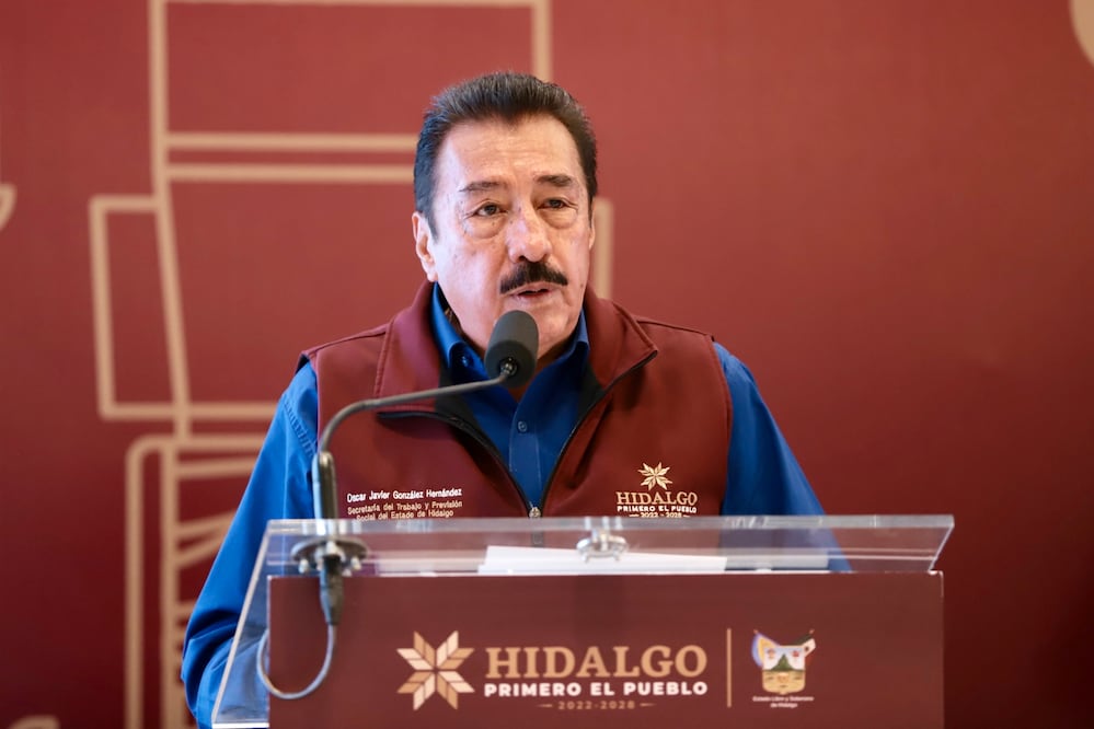Óscar Javier González Hernandéz, titular de la Secretaría de Trabajo y Previsión Social de Hidalgo (STPSH). I Foto: Luis Soriano