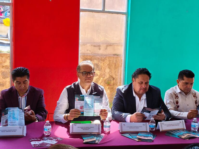 çel tríptico informativo “Huapalcalco: Lugar de la Casa de Madera”, tiene el objetivo de fomentar la conservación y el respeto hacia esta importante zona arqueológica ubicada en el estado de Hidalgo. I Foto: Mirely Santos