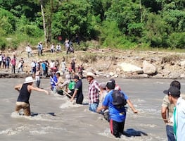 Más de 60 comunidades siguen incomunicadas en Hidalgo tras las lluvias