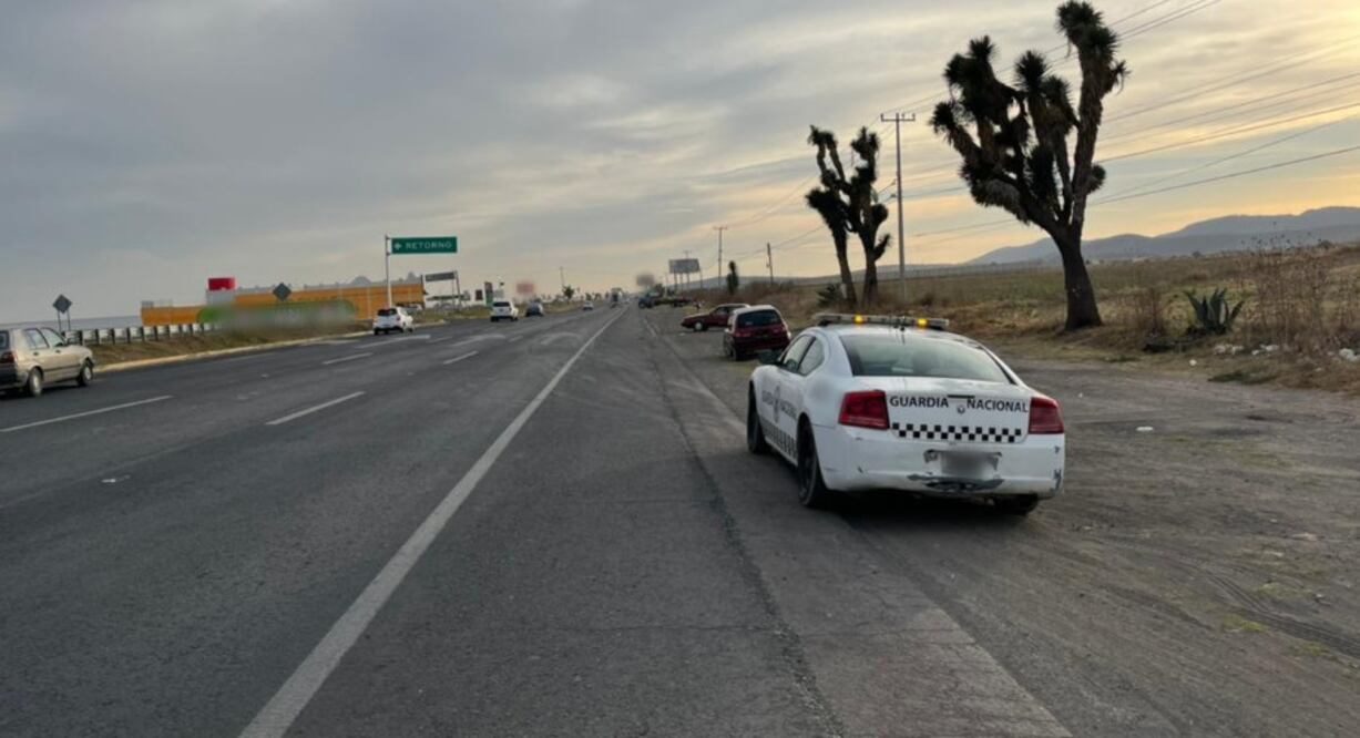 La inseguridad en carreteras es una constante en Hidalgo y México Foto: Guardia Nacional