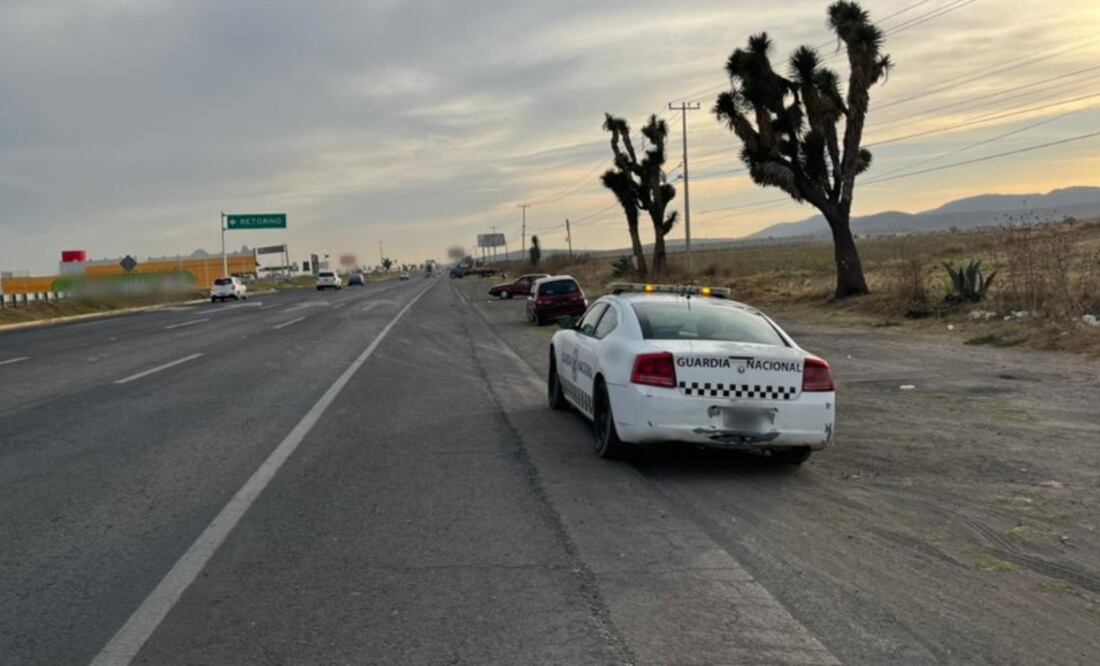 La inseguridad en carreteras es una constante en Hidalgo y México Foto: Guardia Nacional