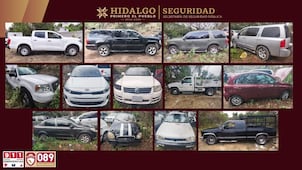 Catean predio en Tepetitlán; hallan armas, droga y vehículos robados