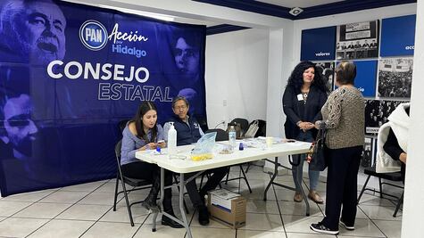 Solo 3 mil 600 militantes del PAN en Hidalgo podrán elegir nueva dirigencia nacional 