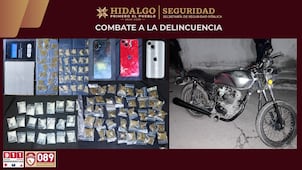 Cateos en Tolcayuca dejan cinco detenidos y más de 750 dosis de presunta droga