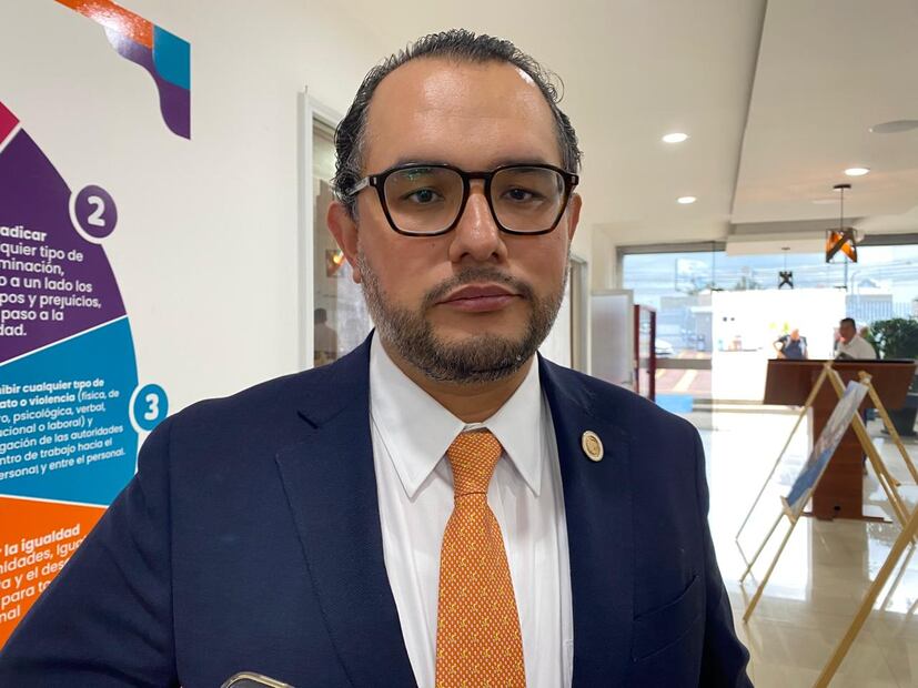 Marco Mendoza,Presidente del CDE PRI Hidalgo I Foto: Giovanni Flores
