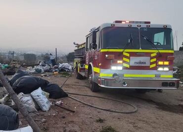 Incendio en recicladora de El Huixmí es controlado sin heridos
