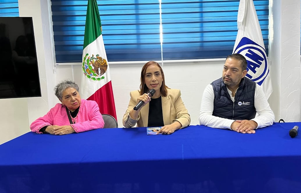 Este jueves también visitó Hidalgo, Santiago Taboada integrante del equipo de Jorge Romero, contendiente por la dirigencia nacional del PAN para hablar del proyecto del aspirante blanquiazul | Foto: Ricardo Calleja