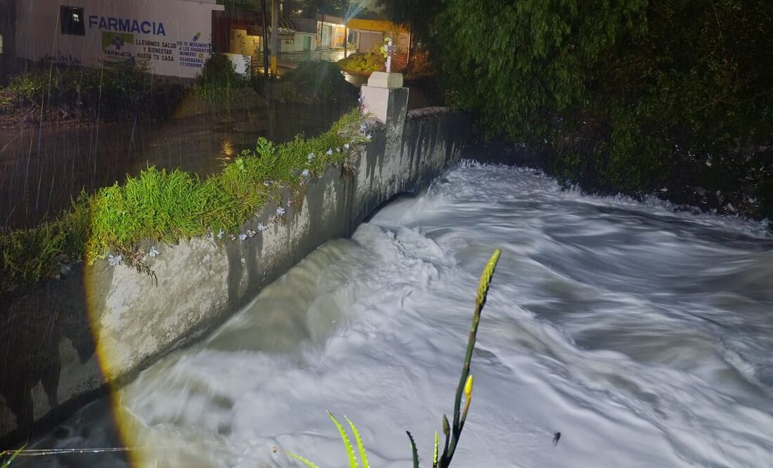Río Salado I Foto: Protección Civil y Bomberos Municipal de Tezontepec de Aldama