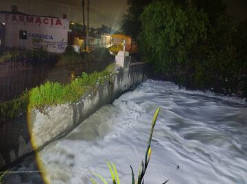Activan semáforo rojo en Tezontepec de Aldama por aumento del río Tula