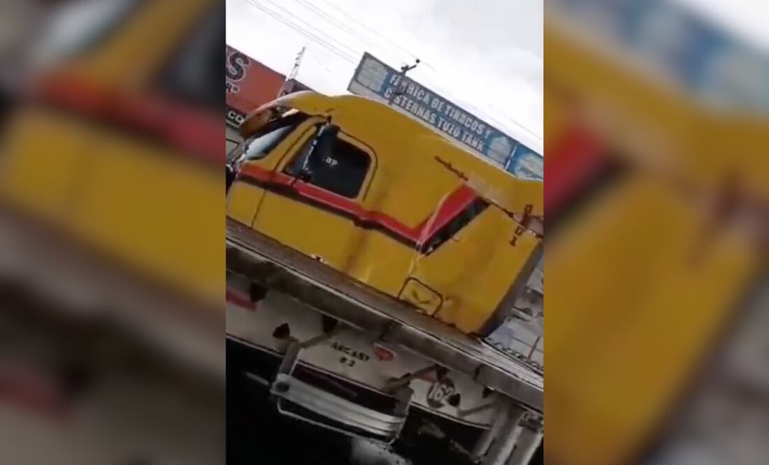Segundo accidente del día en el corredor vial de San José, Tulancingo | Captura de video
