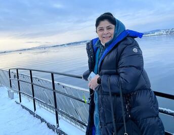 ¿Cómo está su matrimonio? Victoria Ruffo viajó hasta Noruega para visitar a Omar Fayad