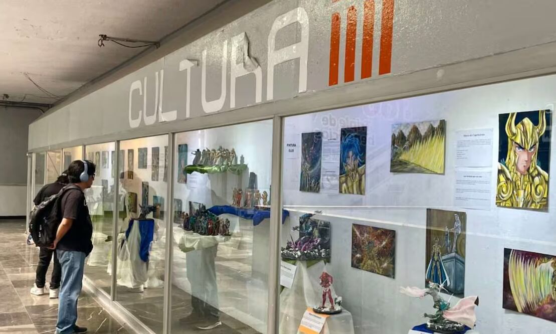 La exposición se encuentra ubicada en la estación Chabacano, en el trasbordo de las líneas 2,8 y 9. Foto: Carlos López