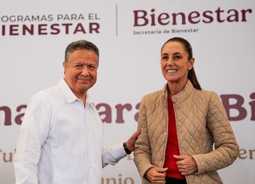 Claudia Sheinbaum supervisa obras del tren AIFA-Pachuca