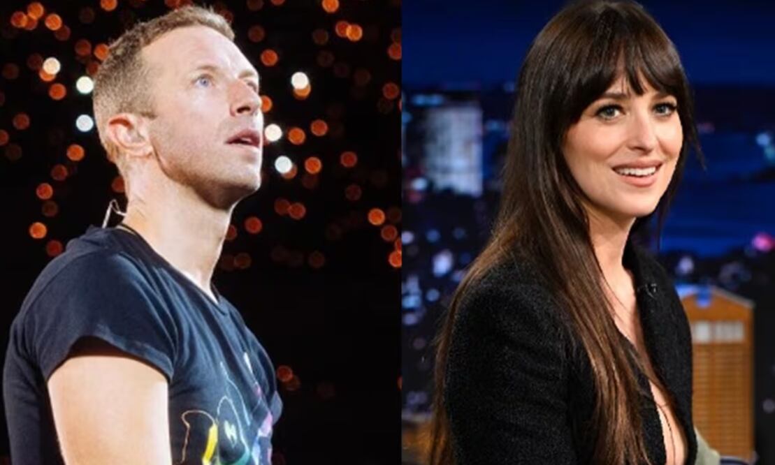 Chris Martin y Dakota Johnson fueron vistos juntos por primera vez en 2017. Foto: Instagram oficial.