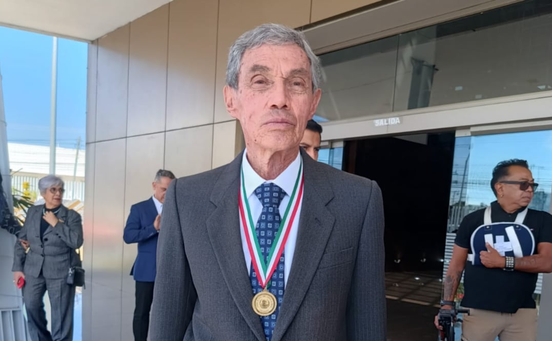 José Vergara Vergara recibió la medalla Pedro María Anaya 2025 I Foto: Lourdes Naranjo