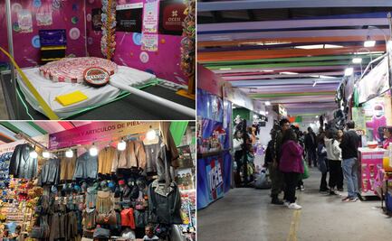Zona comercial de la Feria San Francisco, un espacio lleno de productos, servicios y tradición